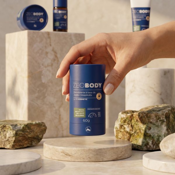 Desodorante em Barra Stick ZeoBody Detox: Proteção Intensa e Toque Seco