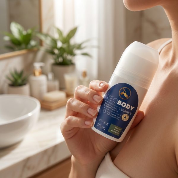 Desodorante ZeoBody Roll-On Detox: Natural Sem Alumínio